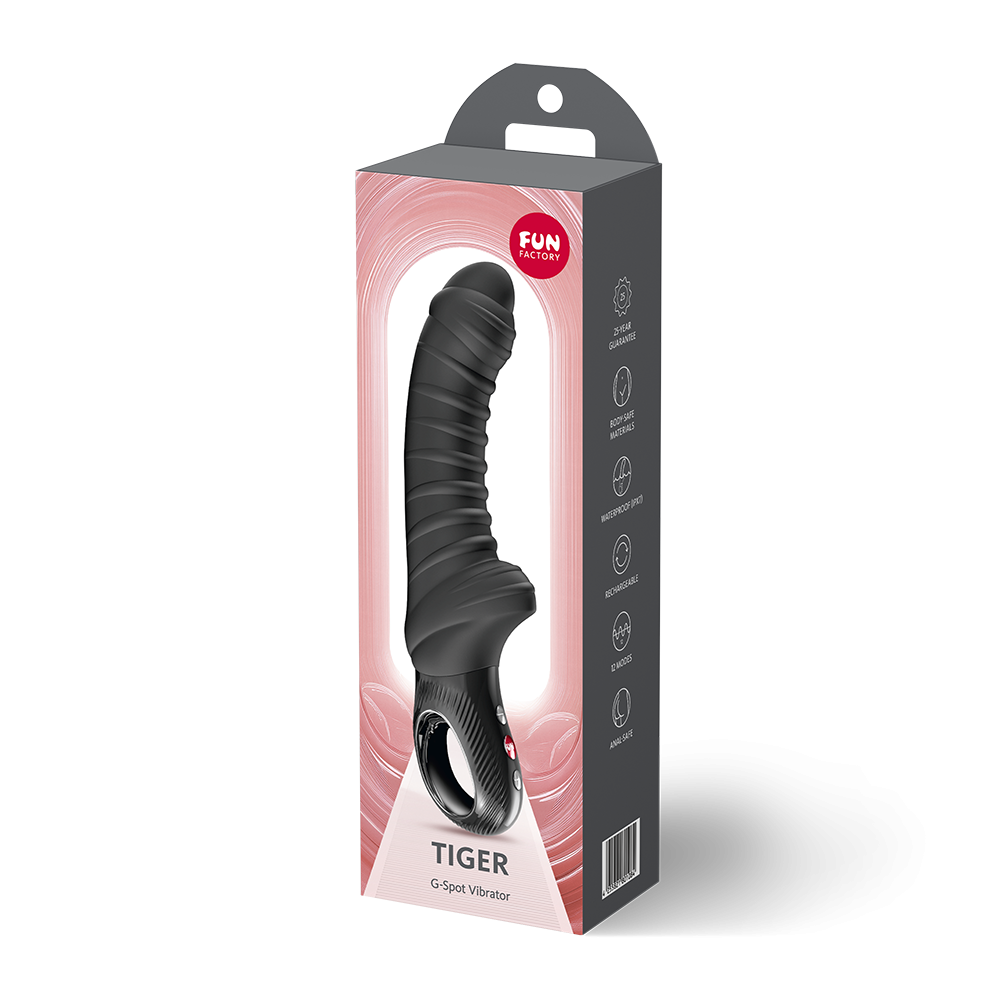 Tiger G-Spot Vibrator Black