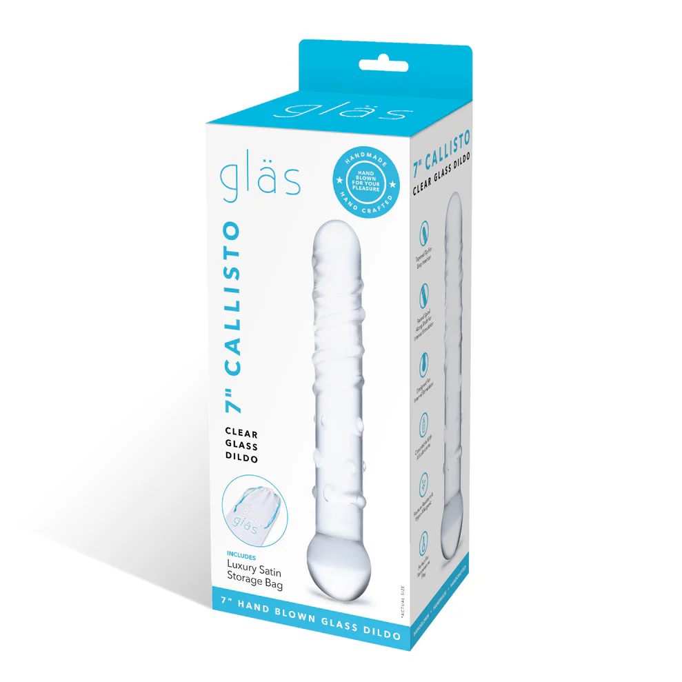 Callisto Clear Glass Dildo