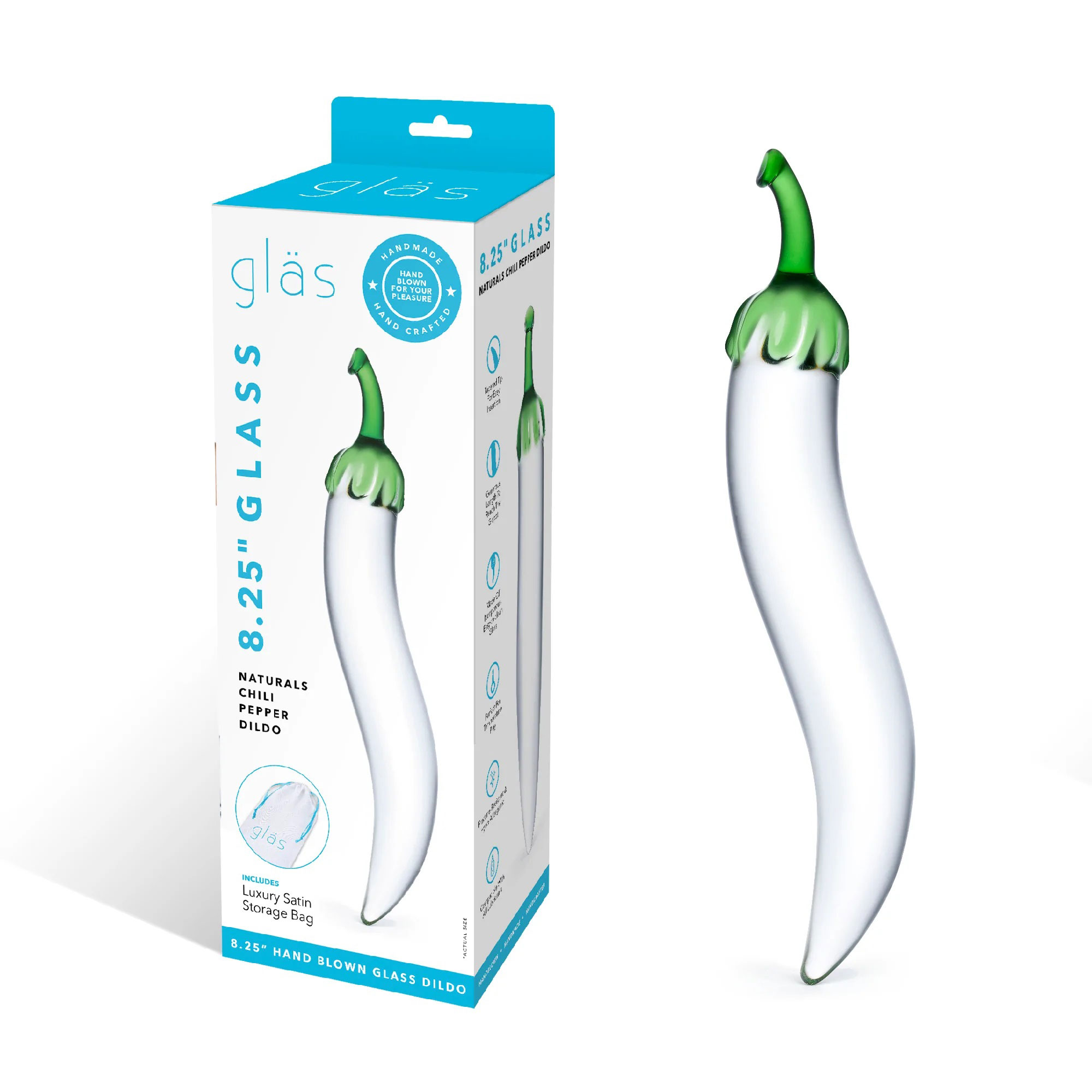 Glas Naturals Chili Pepper Dildo