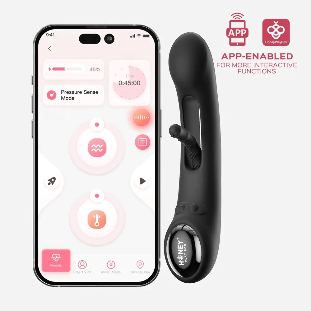 Tempo App-Controlled Tapping G-Spot Vibrator