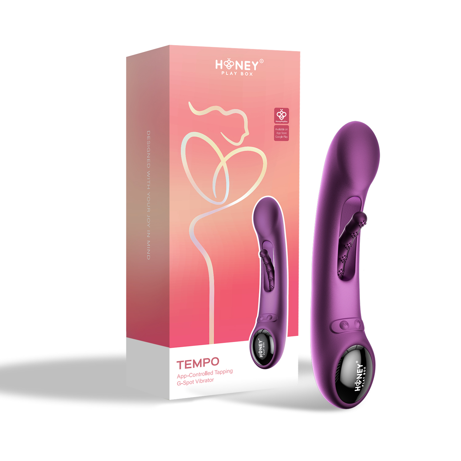 Tempo App-Controlled Tapping G-Spot Vibrator