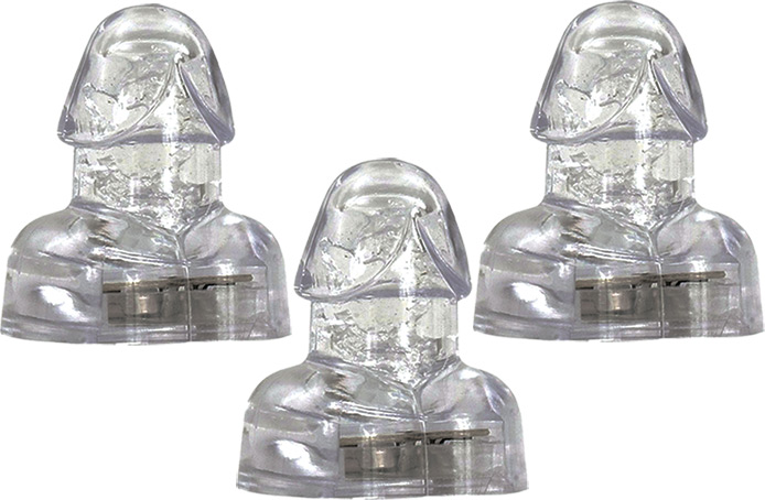 Light Up Penis Ice Cubes 3pk Blinking Flashing Penis Shaped