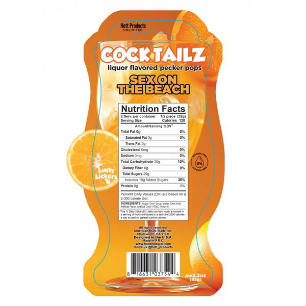 Cocktailz Sex on the Beach Pecker Pop