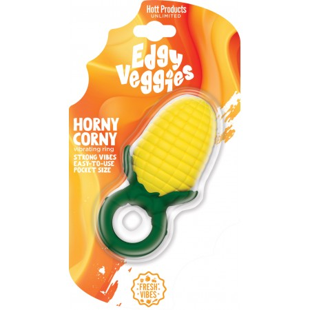 Edgy Veggies Corn Holer Vibe Ring Liquid Silicone