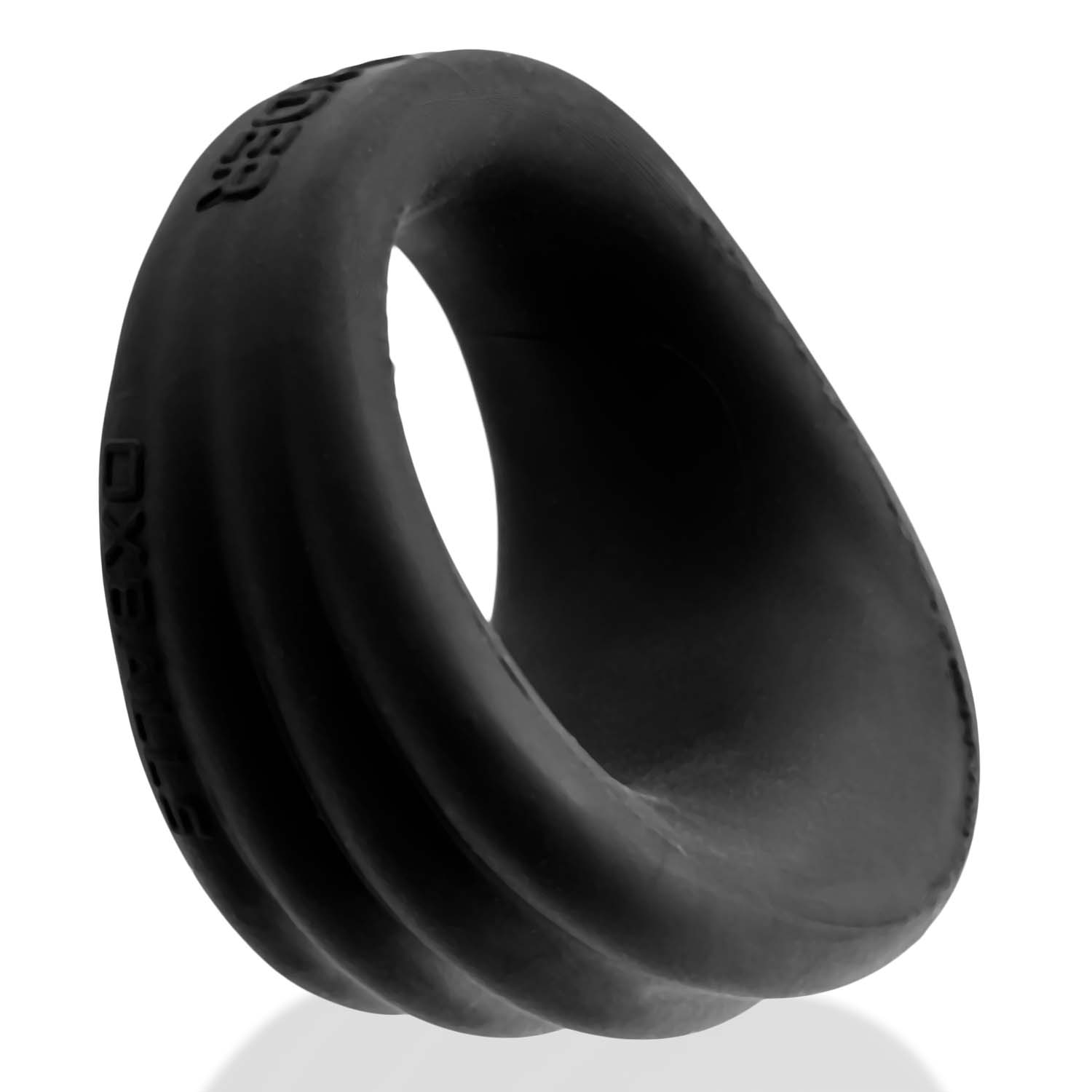 Expander Slimmer Scoop Style Cockring Black Fog