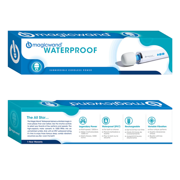 Magic Wand Waterproof Hv-360 Massager - White