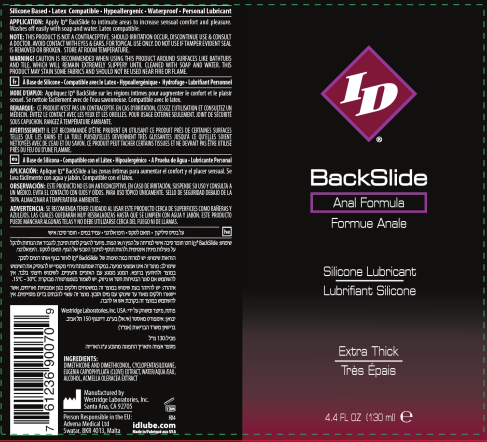 ID Backslide Silicone Lubricant
