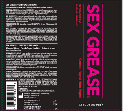 Sex Grease Silicone Based