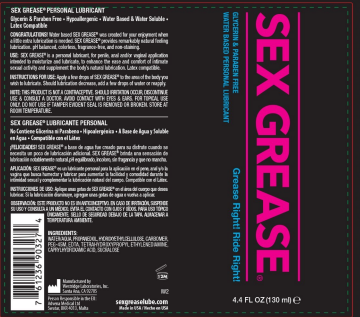 Sex Grease Water Based