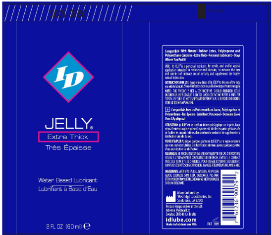ID Jelly Extra Thick Water Based Lubricant