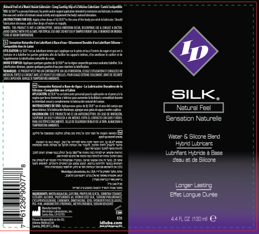 ID Silk Silicone and Water Blend Lubricant