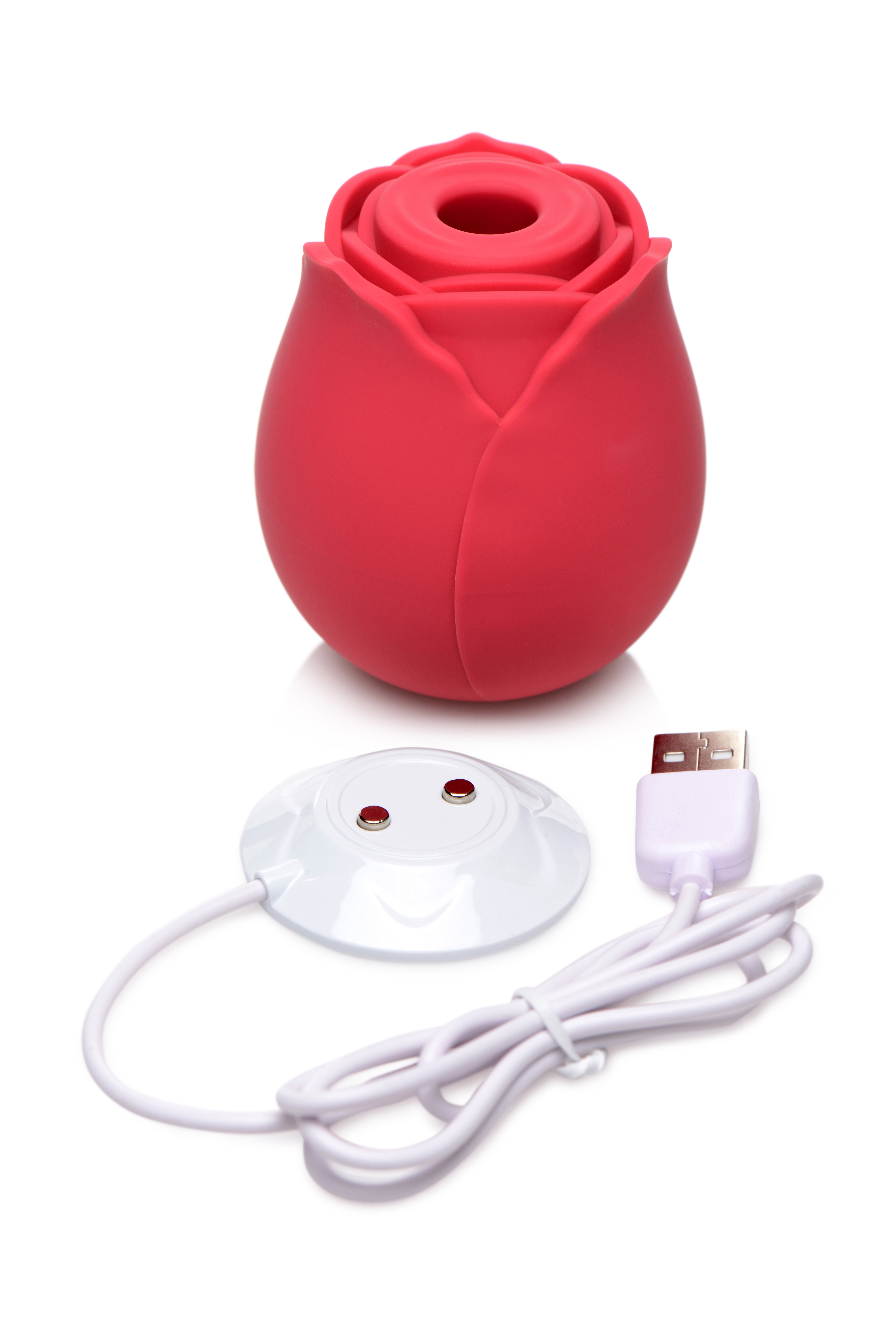 Inmi - Bloomgasm Wild Rose Silicone Suction Stimulator - Red