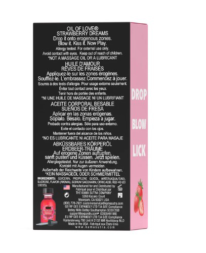 Oil of Love - Strawberry Dreams - 0.75 Fl. Oz. / 22 ml