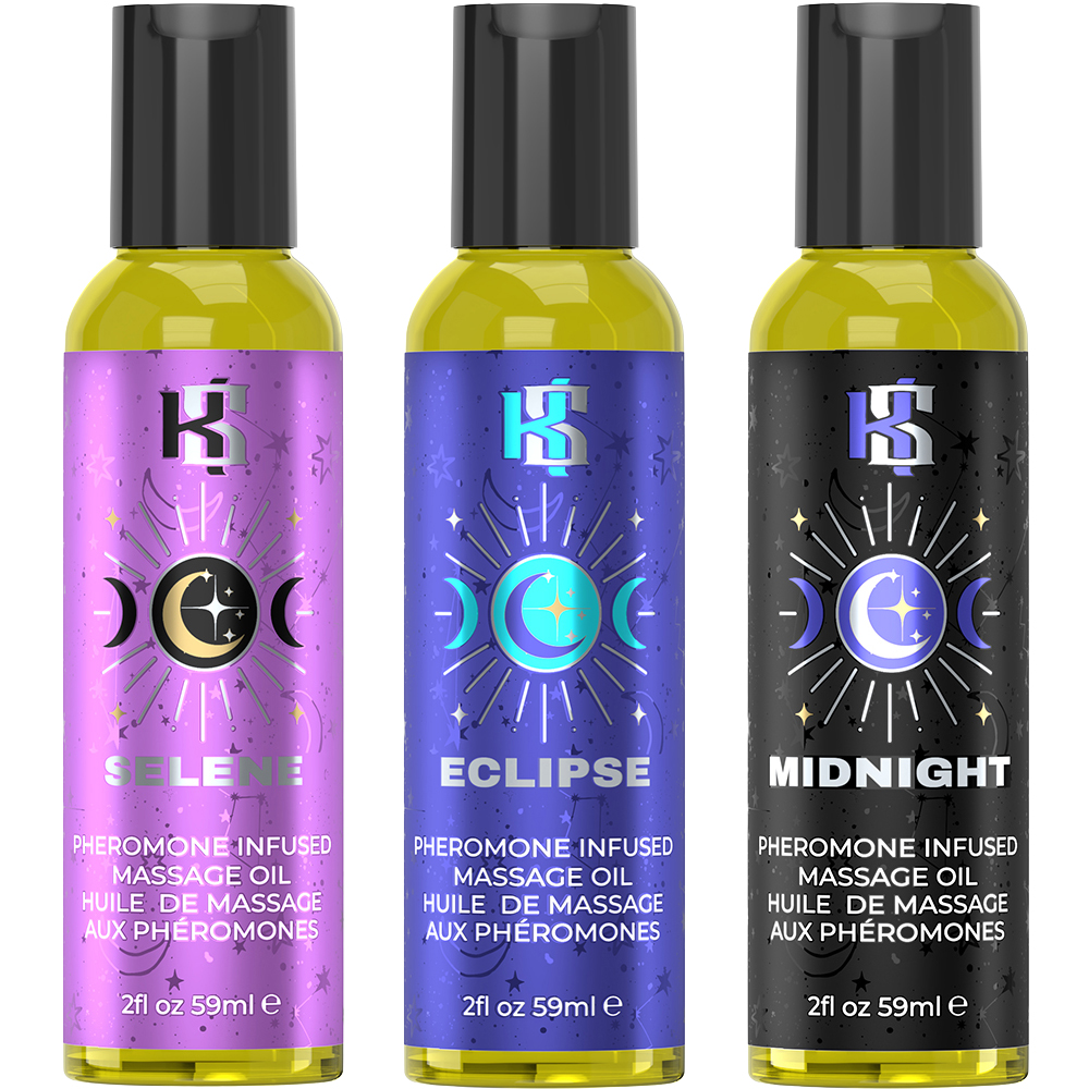 Own the Night Pheromone Prepack Display 12 Roll-Ons and 12 Massage Oils