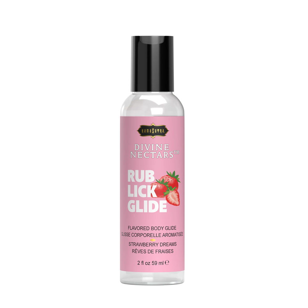 Divine Nectars Flavored Body Glide - Strawberry Dreams - 2 Fl. Oz./ 59ml