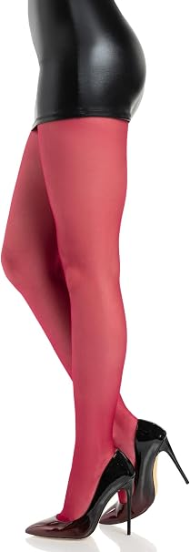 Lycra Sheer to Waist Support Pantyhose - Os - Burgundy