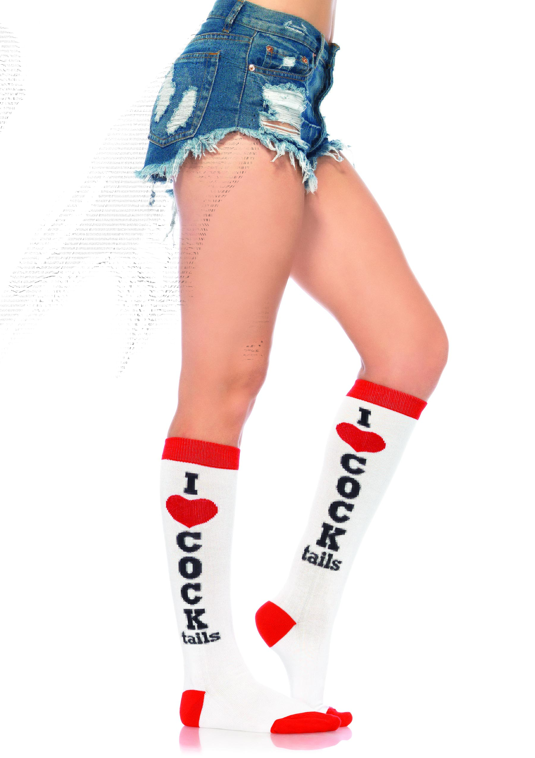 Cocktails Knee High Socks - One Size