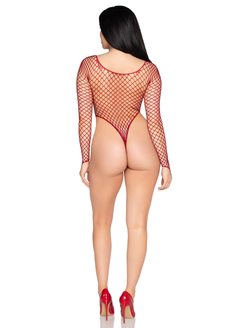 High-Cut Industrial Net Bodysuit