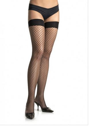 Fishnet Thigh Highs