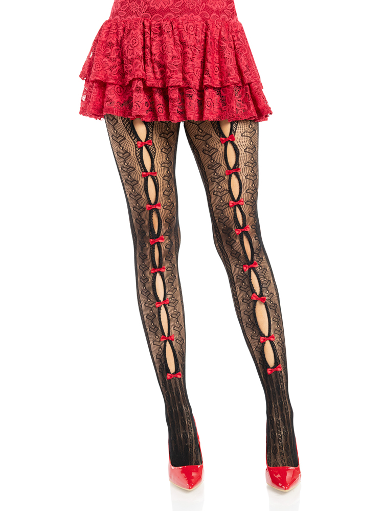 Sweetheart Striped Tights
