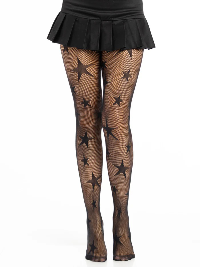 Star Net Tights - Os - Black