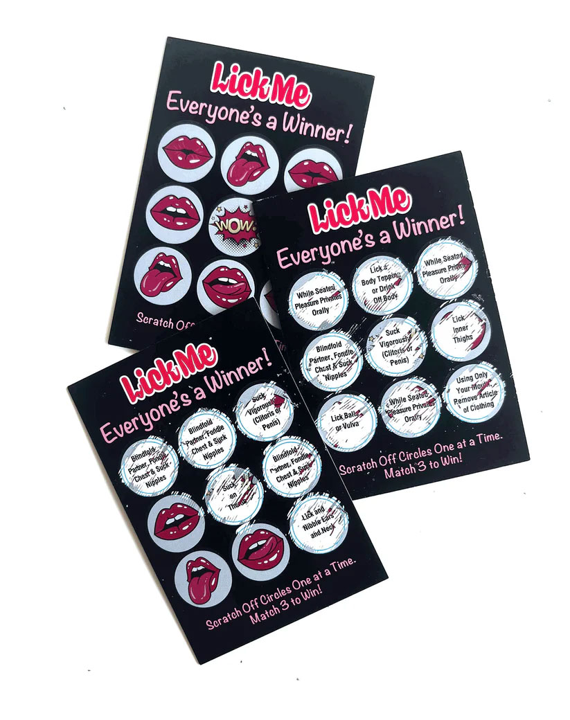Lick Me Lotto 12 Winning Tickets!