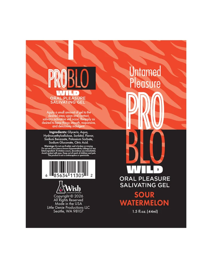 Problo Wild, Oral Pleasure Salivating Gel, Sour Watermelon 1.5oz