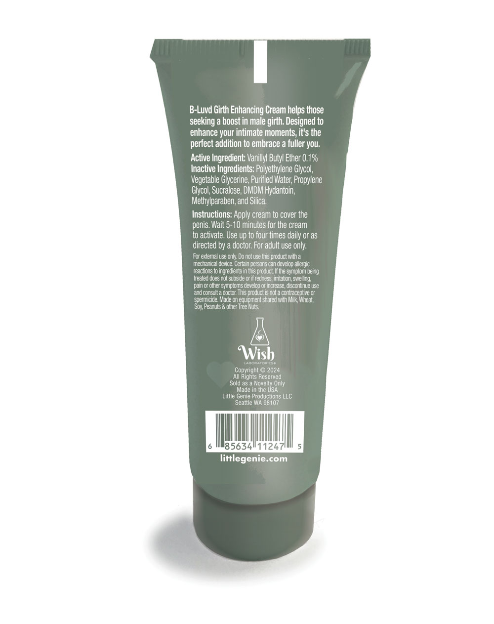 B-Luvd Girth Enhancing Cream 2oz