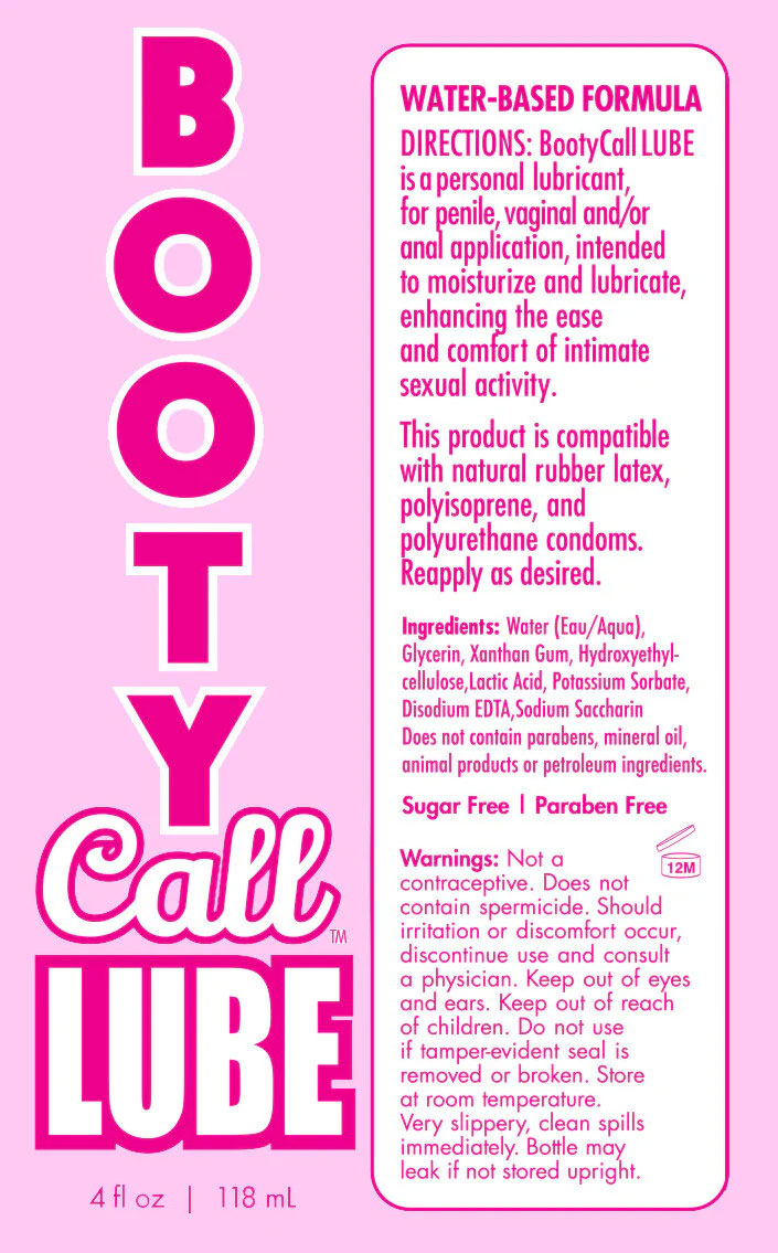 Booty Call Lube Duo 4 Oz