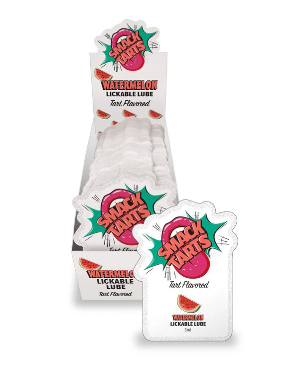 Smack Tarts Lube 3ml Pouch Display 36pc - Sour Watermelon