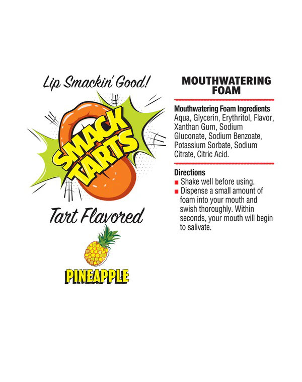 Smack Tarts Mouthwatering Foam 2.7oz - Sour