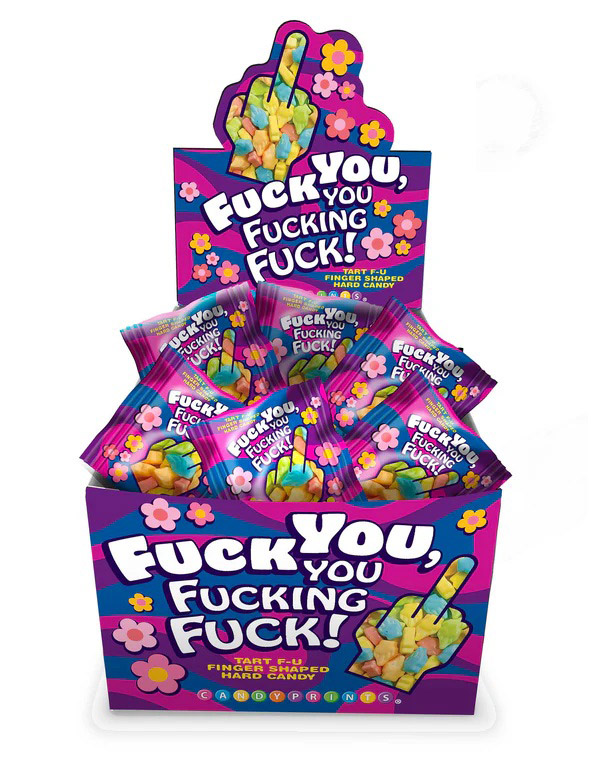 Fuck You, You Fucking Fuck! Candy - Display of 100pcs