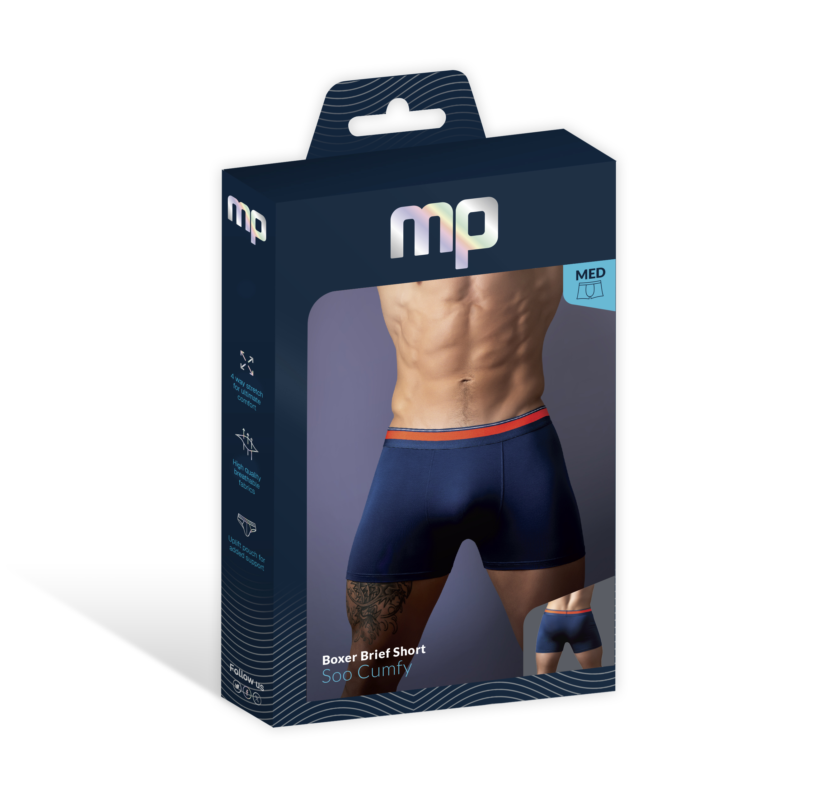 Soo Cumfy Boxer Brief - XL - Navy