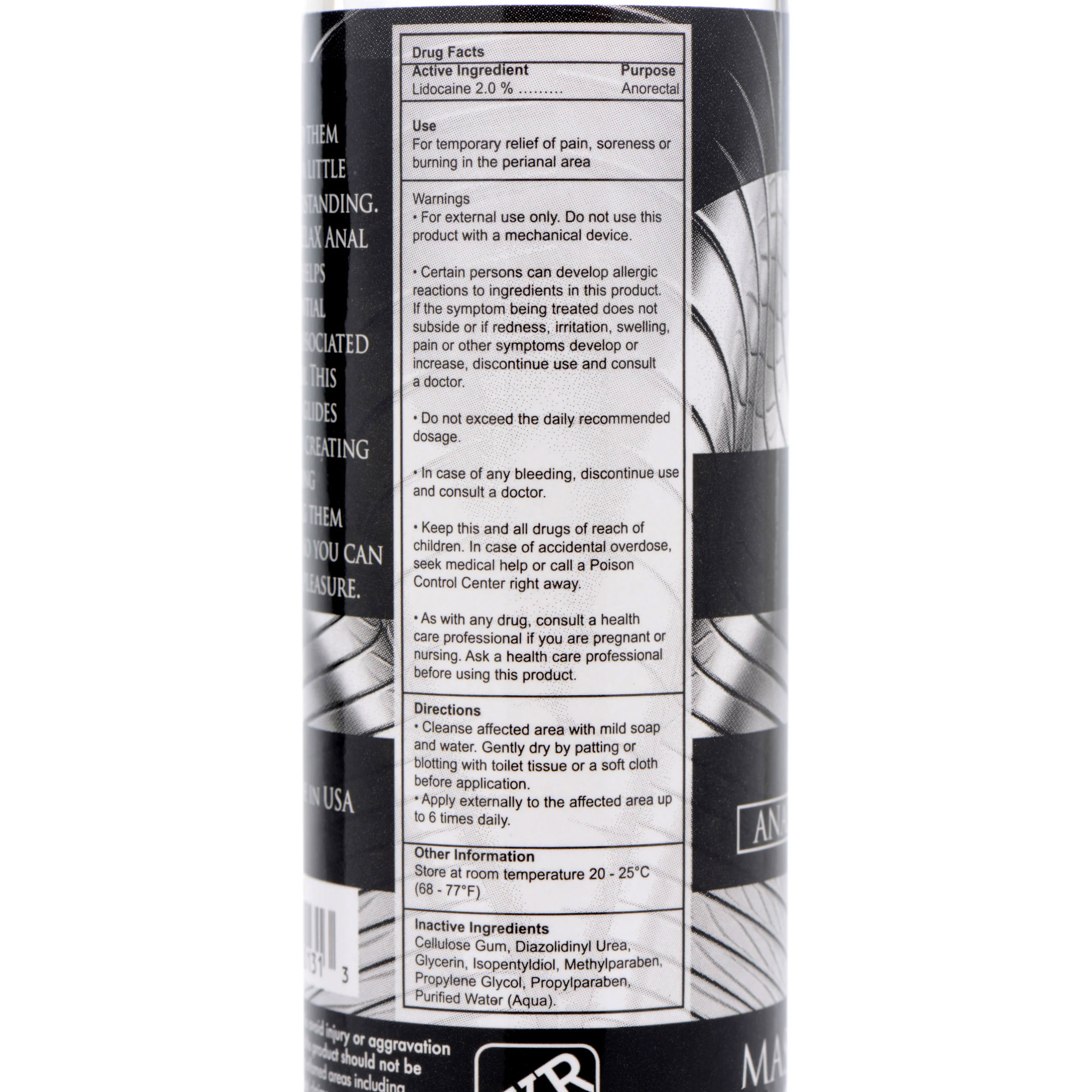 Ass Relax Lubricant Anal Desensitizer - 4.25 Fl. Oz.