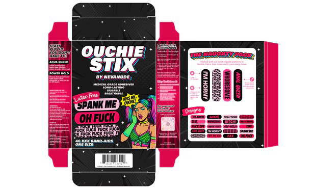 Naughty Naughty XXX Ouchie Stix Bandages 40pack