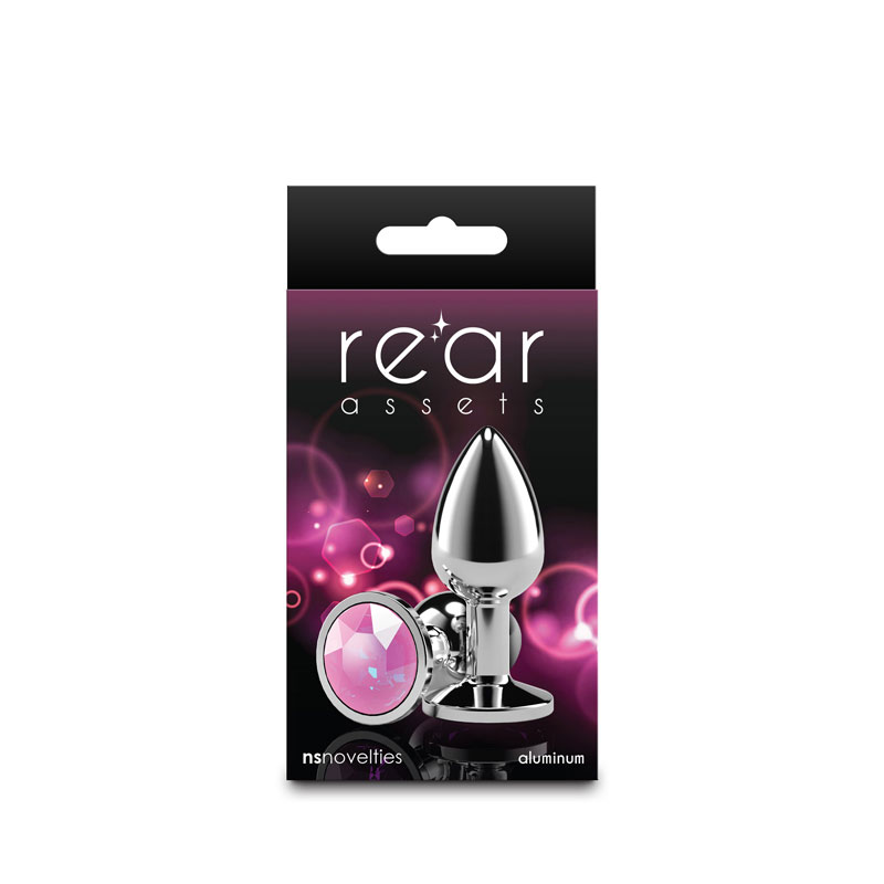 Rear Assets Silver Medium Pink Gem