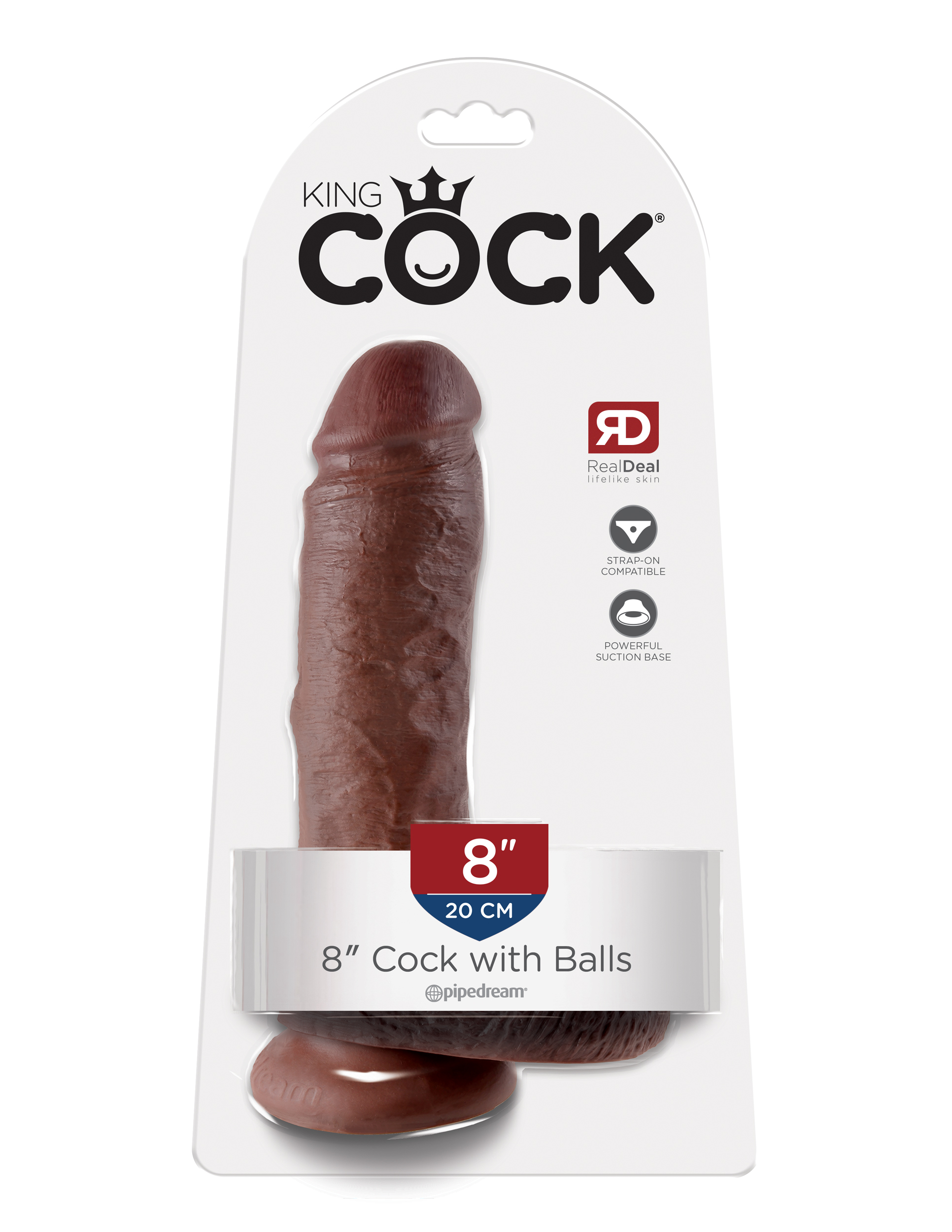 King Cock 8 Inch Cock With Balls