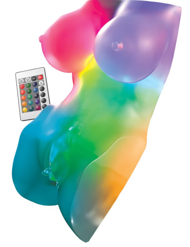 Pdx Elite After Dark Series Go-Go Bator Led Mega Masturbator - Frosted
