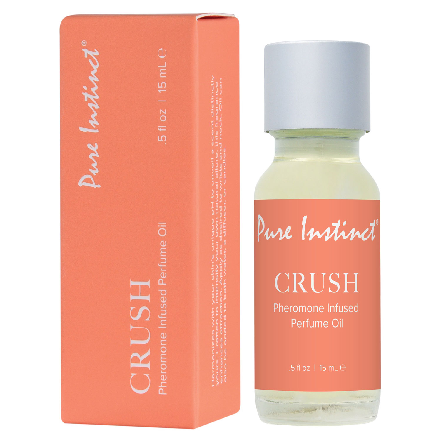 Pure Instinct Pheromone Perfume Oil Crush Dropper 15 ml   0.5 Fl Oz