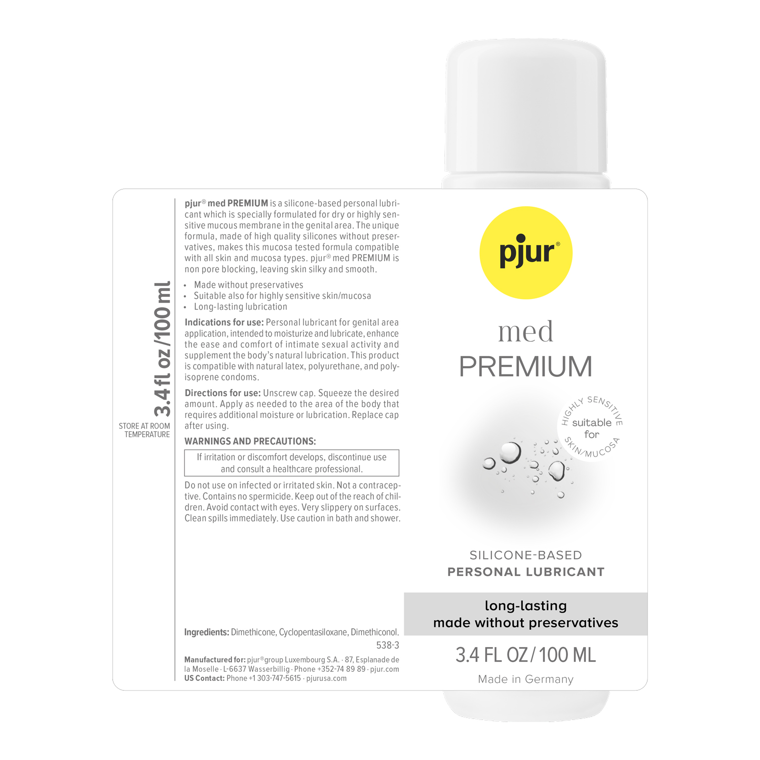Pjur Med - Premium Glide - 100ml