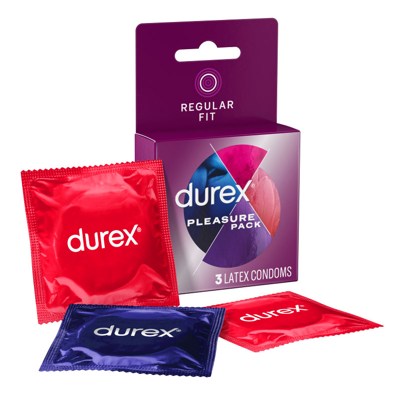 Durex Pleasure Pack - 3 Pack