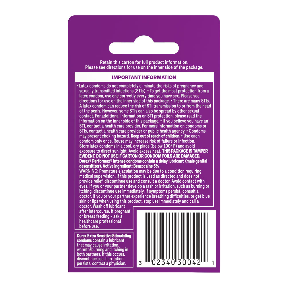 Durex Pleasure Pack - 3 Pack