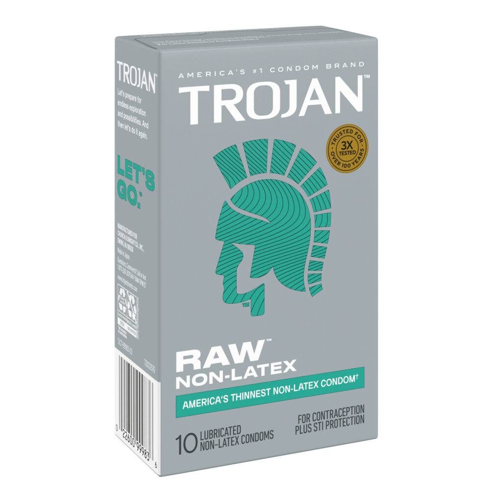 Trojan Raw Non-Latex 10 Pack