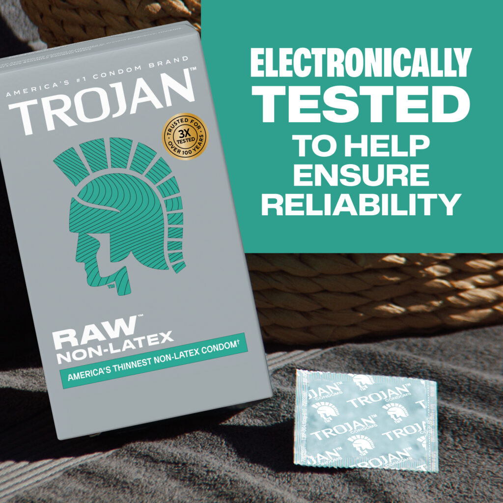Trojan Raw Non-Latex 10 Pack
