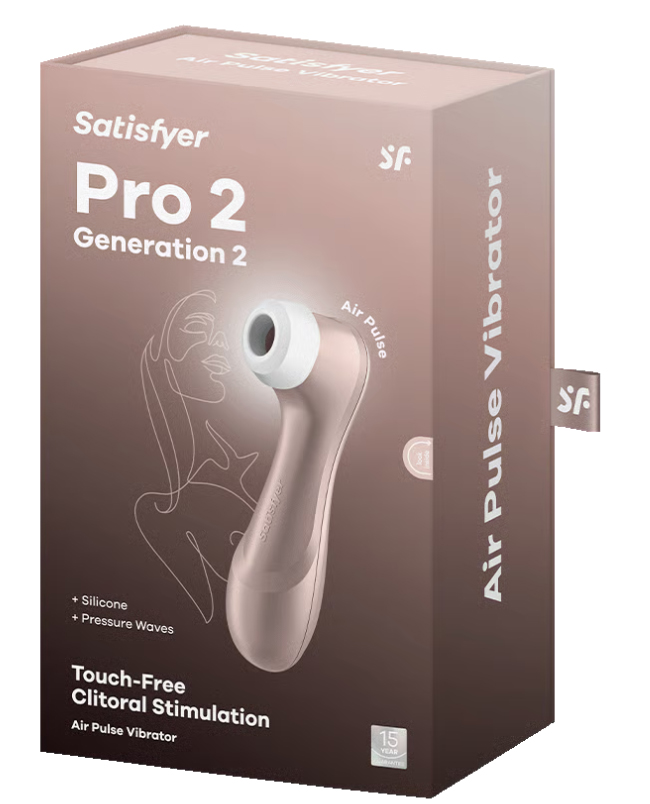 Satisfyer Pro 2 Air Pulse Vibrator Generation 2- Rose Gold