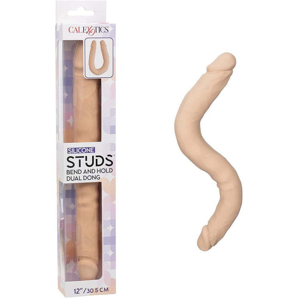 Silicone Studs Bend and Hold Dual Dong