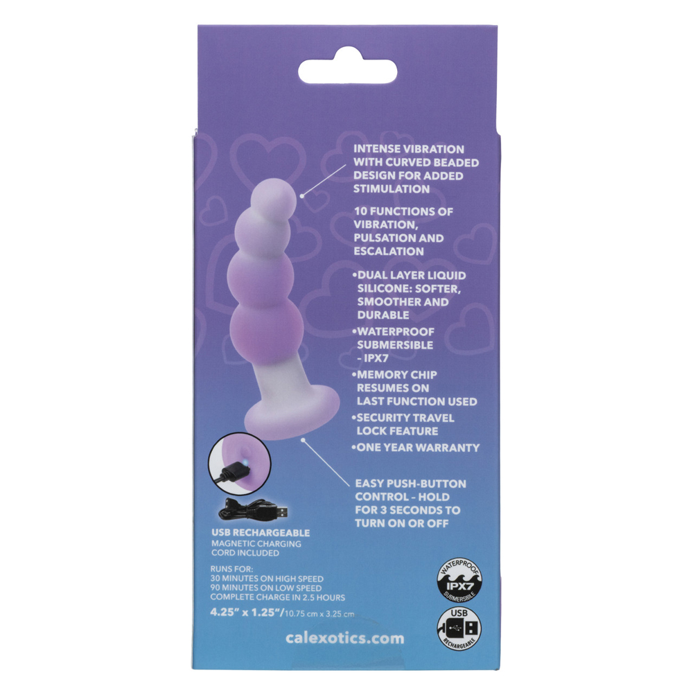 Lavender Haze Beaded Curved Probe - Purple