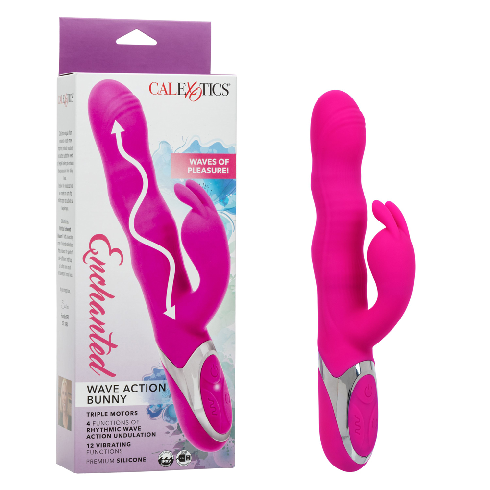 Enchanted Wave Action Bunny - Pink