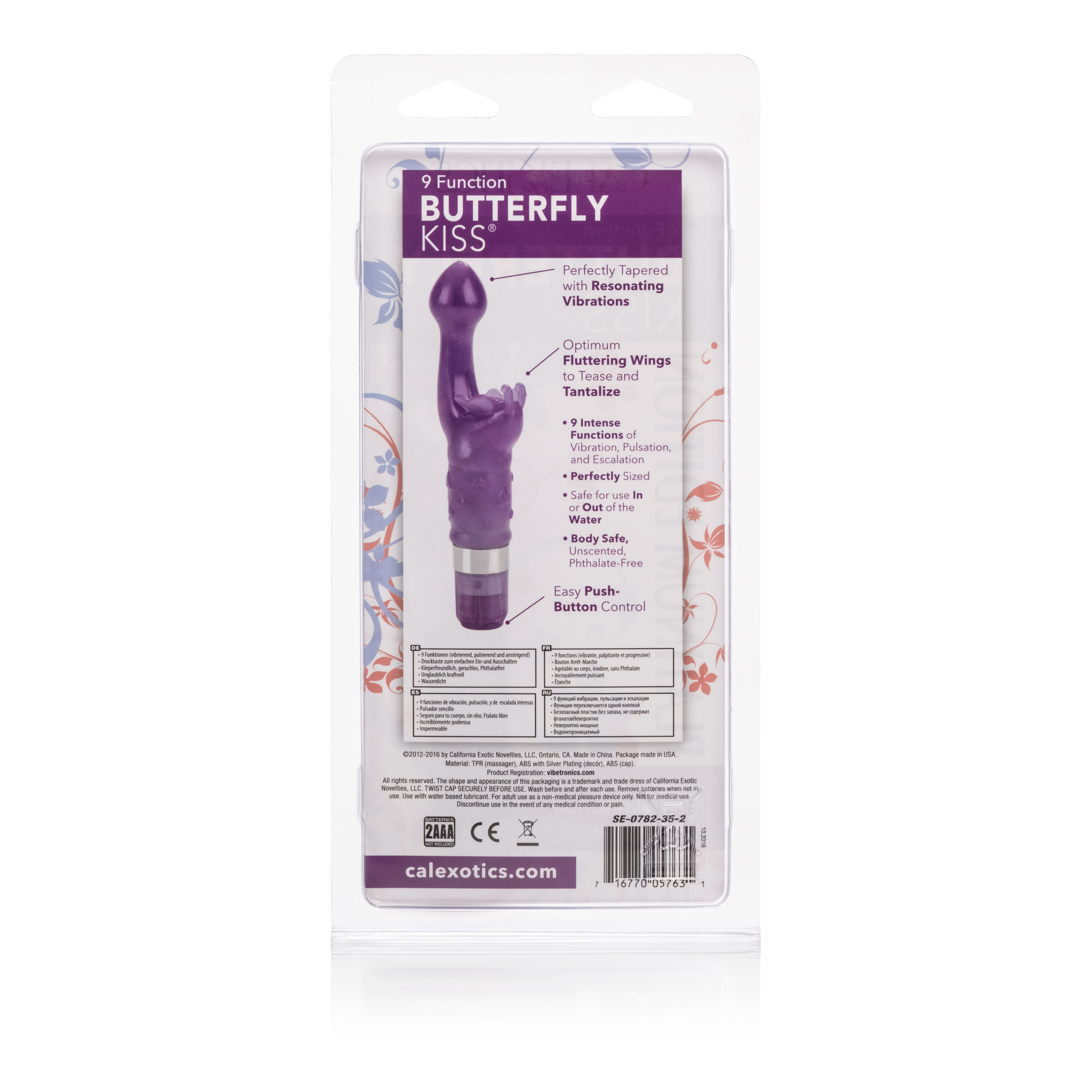 9 Function Butterfly Kiss - Platinum Edition - Purple