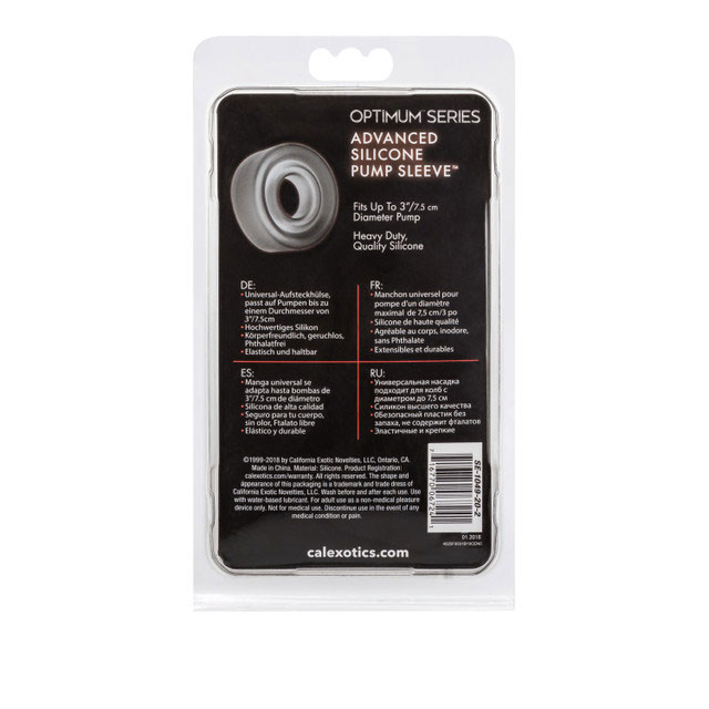 Advanced Silicone Pump Sleeve - Smoke